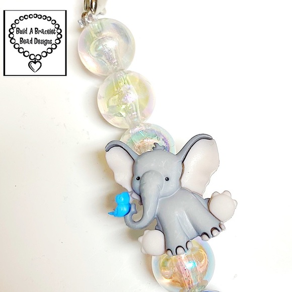 Elephant Bluebird Backpack Purse Bling - Picture 3 of 3